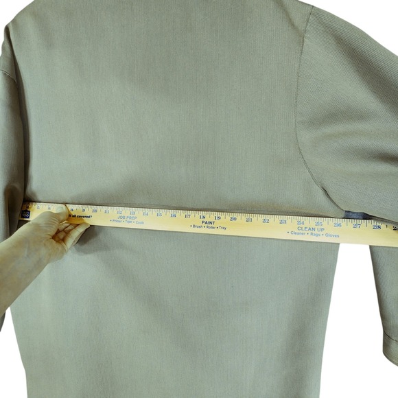 Lineage Mens XL Button Up Blazer Jacket Beige Made in‎ Turkey Preppy Lightweight - Picture 7 of 12